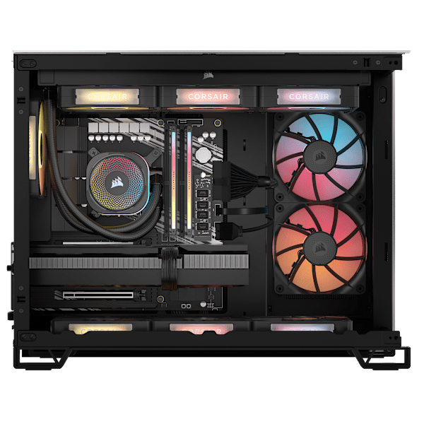 VENGEANCE i5200 Gaming PC - Black/Satin Gray: Intel Core Ultra 9 285K, GeForce RTX 5080, 32GB DDR5, 2TB M.2 SSD, Win11 Home (Refurbished)