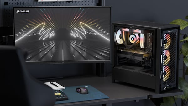 VENGEANCE i7600 AIR Gaming PC: Intel Ultra 9 285K, GeForce RTX 5090, 64GB DDR5, 4TB (2TB/2TB) M.2 SSD, Win11 Home