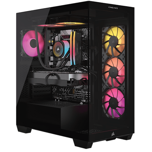 VENGEANCE i7600 Gaming PC: Intel Core Ultra 7 265KF, GeForce RTX 5080, 32GB DDR5, 2TB M.2 SSD, Win11 Home