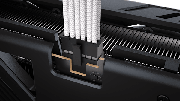 Elite Premium Individually Sleeved, 2x 8-Pin to PCIe 12V-2x6 600W Cable, Type 5 - White