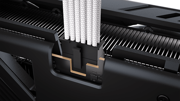Elite Premium Individually Sleeved, 2x 8-Pin to PCIe 12V-2x6 600W Cable, Type 5 - White