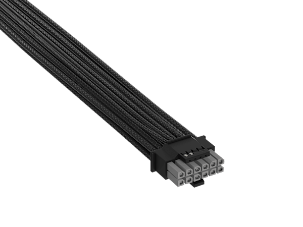 Elite Premium Individually Sleeved, PCIe 12V-2x6 to PCIe 12V-2x6 600W Cable - Black