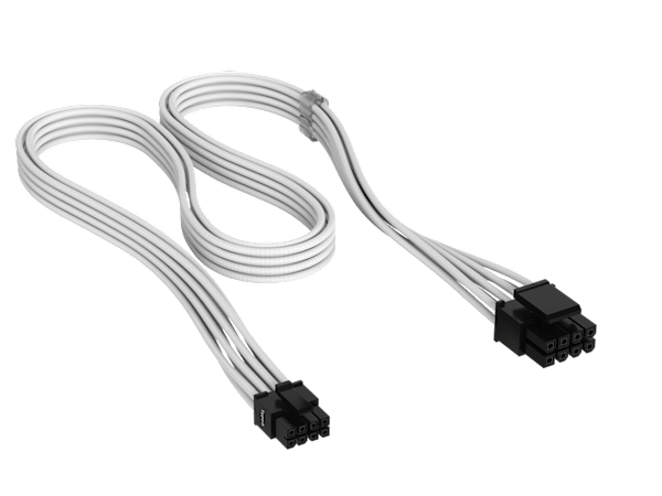 Elite Premium Individually Sleeved EPS12V/ATX12V CPU Cable Type 5 - White
