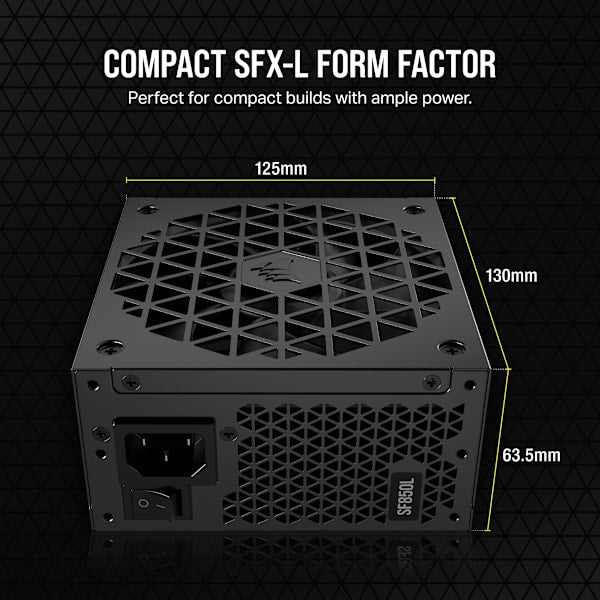 SF-L Series™ SF850L Fully Modular Low-Noise SFX Power Supply (Revival Series)
