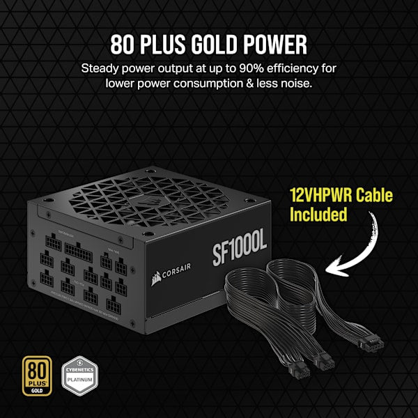 SF-L Series™ SF1000L Fully Modular Low-Noise SFX Power Supply (Revival Series)
