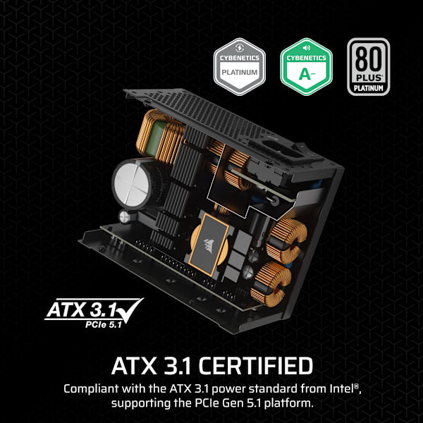 SF Series SF850 Fully Modular 80 PLUS Platinum SFX Power Supply (Refurbished)
