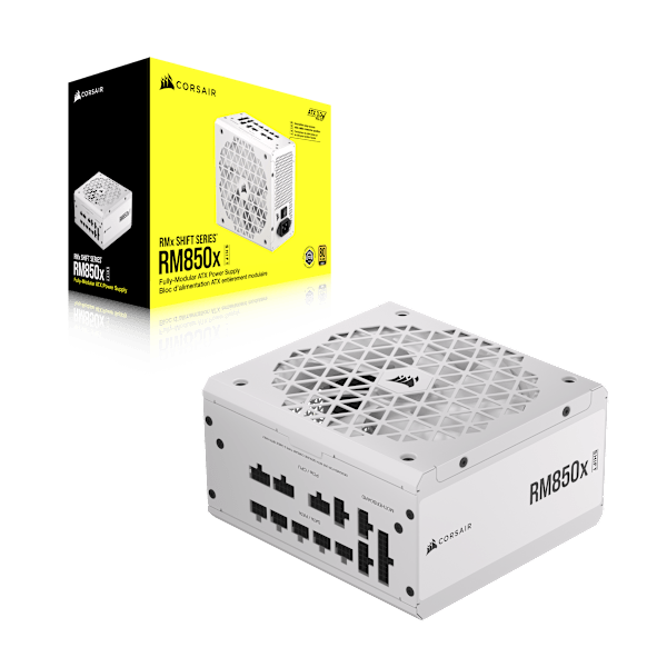 RM850x SHIFT 80 PLUS Gold Fully Modular ATX Power Supply - White (Refurbished)