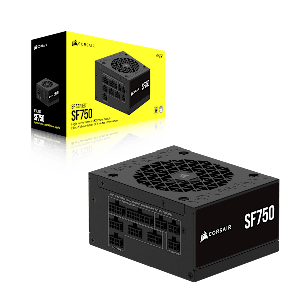 SF Series SF750 Fully Modular 80 PLUS Platinum SFX Power Supply (Refurbished)