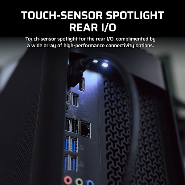 CORSAIR ONE i500 PC – Wood Dark: Intel Core i9-14900F, GeForce RTX 5070, 32GB DDR5, 1TB M.2 SSD, Win11 Home