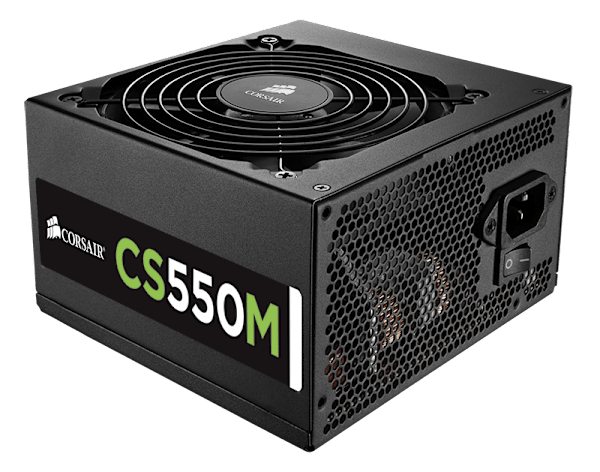 CS Series™ Modular CS550M — 550 Watt 80 PLUS® Gold Certified PSU (Refurbished)