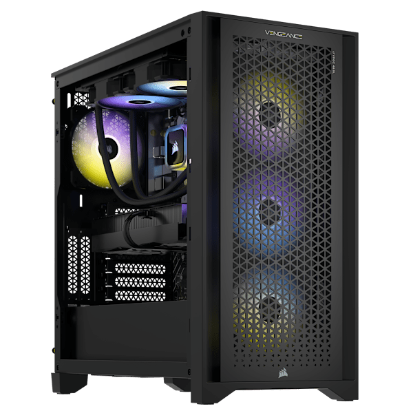 VENGEANCE a7400 Gaming PC: AMD Ryzen 7 9700X, GeForce RTX 4070 Super, 32GB DDR5, 1TB M.2 SSD, Win11 Home (Certified Refurbished)