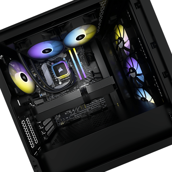 VENGEANCE a7400 Gaming PC: AMD Ryzen 9 9900X, GeForce RTX 4090, 64GB DDR5, 2TB M.2 SSD, Win11 Pro (Certified Refurbished)