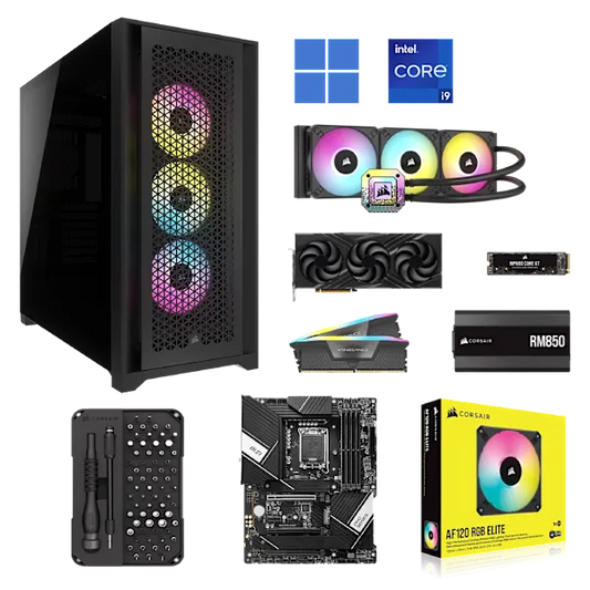 ELITE PRO BUILD KIT, i9-13900K, RTX 4080, 2TB M.2, 32GB DDR5, Win 11 Home.