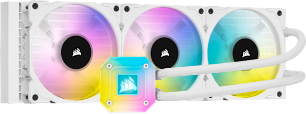 iCUE H150i ELITE CAPELLIX Liquid CPU Cooler — White (Refurbished)