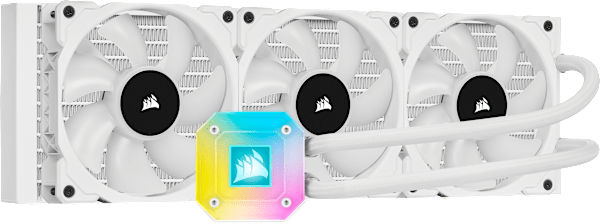 iCUE H150i ELITE CAPELLIX Liquid CPU Cooler — White (Refurbished)