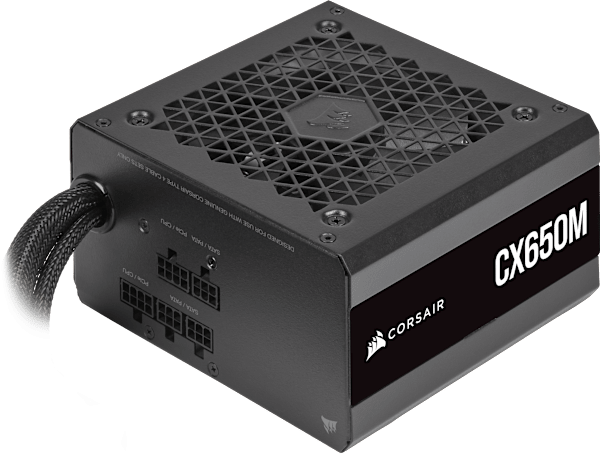 CX-M™ CX650M — 650 Watt 80 PLUS Bronze Semi Modular ATX PSU (Refurbished)