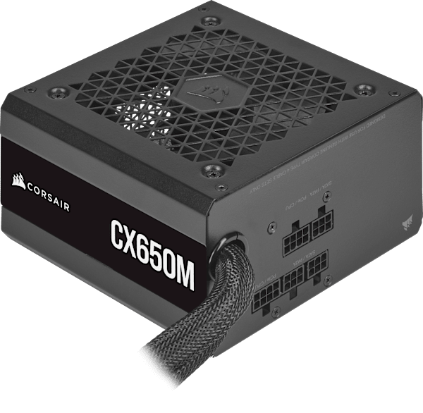 CX-M Series™ CX650M — 650 Watt 80 PLUS Bronze Semi Modular ATX PSU (Revival Series)