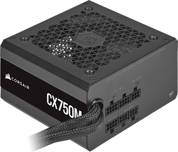 CX-M Series™ CX750M — 750 Watt 80 PLUS Bronze Semi Modular ATX PSU (Refurbished)