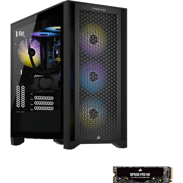 Corsair VENGEANCE i7500 Gaming PC: Intel Core i9-14900KF, NVIDIA RTX 4090 and 2TB MP600 Pro SSD