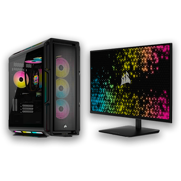Corsair VENGEANCE i8200 Gaming PC: Intel Core i9-14900K, NVIDIA RTX 4090 and 315QHD165 32" Gaming Monitor