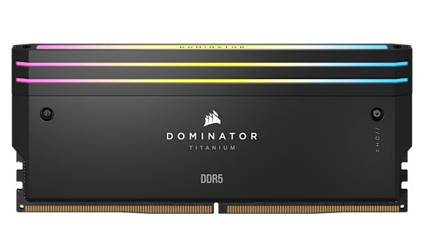 DOMINATOR® TITANIUM First Edition 32GB (2x16GB) DDR5 DRAM Up To 7200MT/s C34 Intel XMP Memory Kit — Black