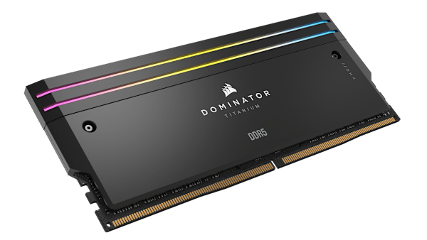 DOMINATOR® TITANIUM First Edition 32GB (2x16GB) DDR5 DRAM Up To 7200MT/s C34 Intel XMP Memory Kit — Black