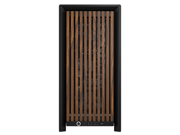 FRAME 4000D WOOD RS Modular Mid-Tower PC Case - Black/Walnut