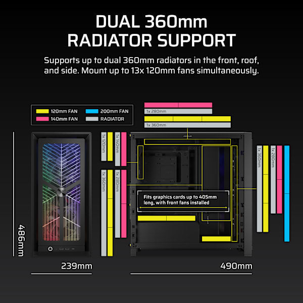 FRAME 4000X RS Mid-Tower PC Case