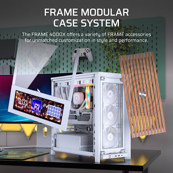 FRAME 4000X RS Mid-Tower PC Case - White
