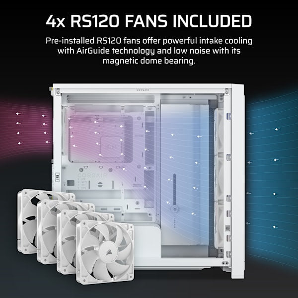 FRAME 4000X RS Mid-Tower PC Case - White