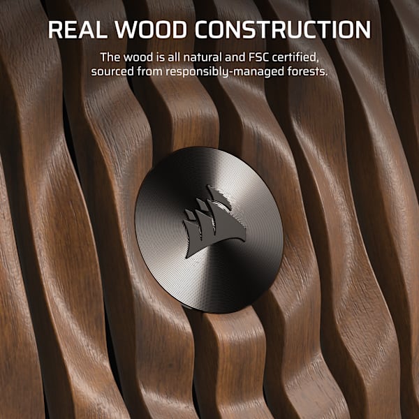 FRAME 4000 Series ELITE WOOD Front Panel - Black/Walnut