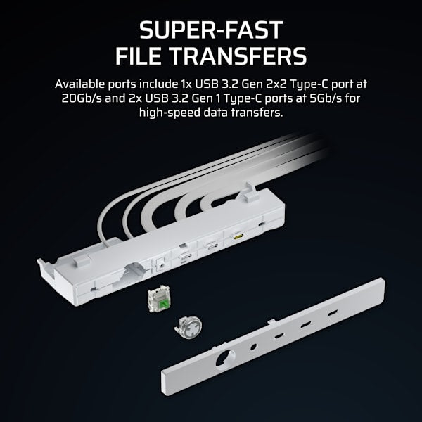 FRAME 4000 Series ELITE Front Panel I/O - White