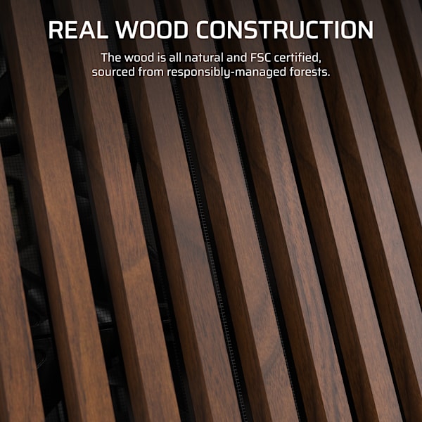 FRAME 5000 Series WOOD Front Panel - Black/Walnut