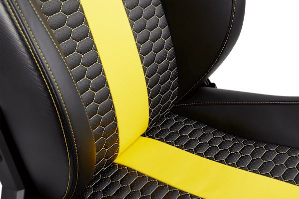 T2 ROAD WARRIOR Gaming Chair — Black/Yellow