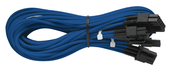 Professional Series™ AX850/AX750/AX650 Individually Sleeved Modular Cables — Blue
