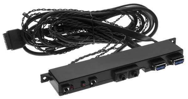 Graphite Series™ 230T Front I/O Panel Red LED