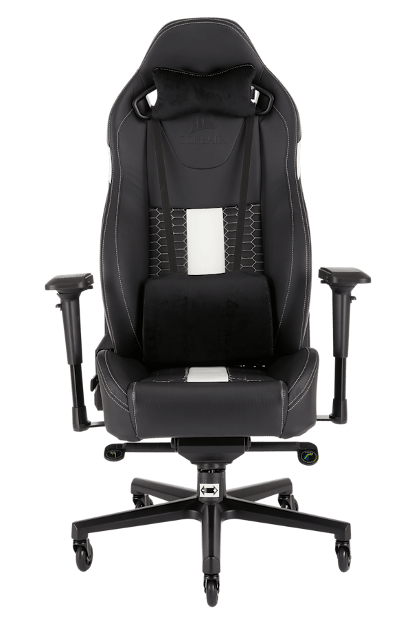T2 ROAD WARRIOR Gaming Chair — Black/White