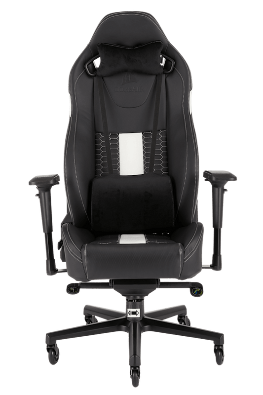 T2 ROAD WARRIOR Gaming Chair — Black/White
