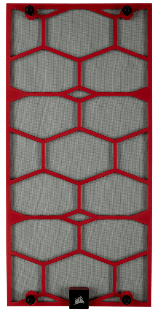 Crystal 570X Front Dust Filter, Red