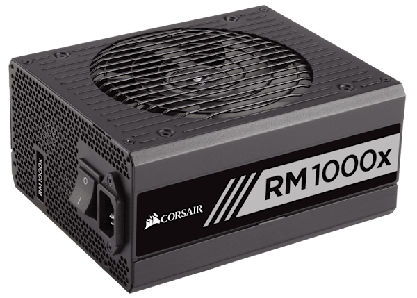 RMx Series™ RM1000x — 1000 Watt 80 PLUS® Gold Certified Fully Modular PSU (NA) (Refurbished)