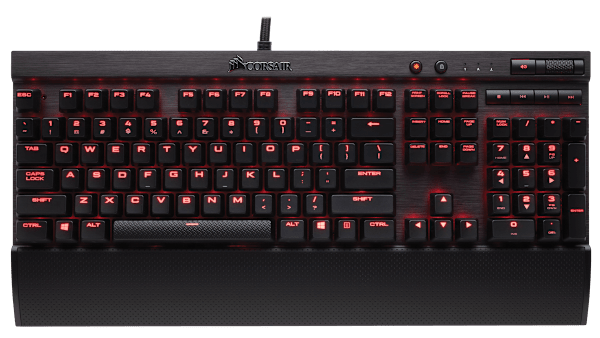 K70 LUX Mechanical Gaming Keyboard — Red LED — CHERRY® MX Blue (Refurbished)