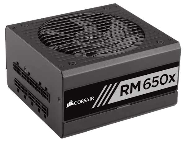 RMx Series™ RM650x — 650 Watt 80 PLUS® Gold Certified Fully Modular PSU (NA) (Refurbished)