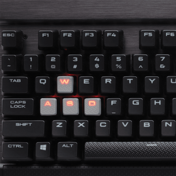 K70 LUX Mechanical Gaming Keyboard — Red LED — CHERRY® MX Blue (Refurbished)