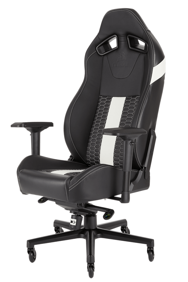 T2 ROAD WARRIOR Gaming Chair — Black/White