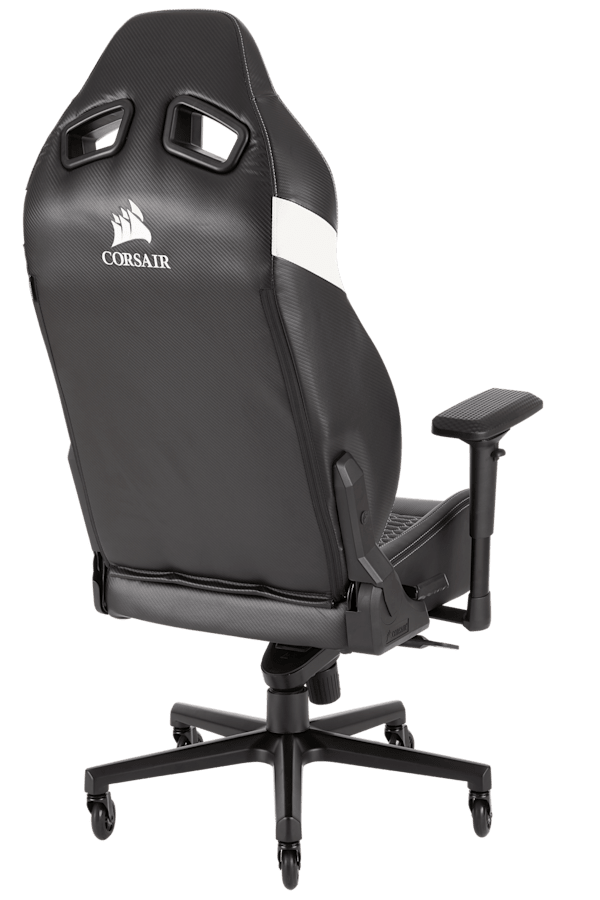 T2 ROAD WARRIOR Gaming Chair — Black/White