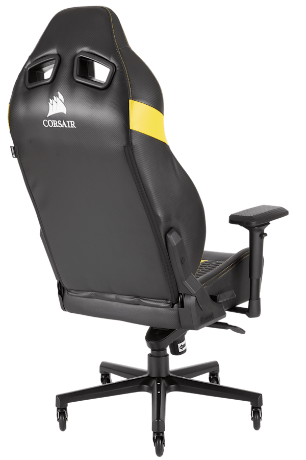T2 ROAD WARRIOR Gaming Chair — Black/Yellow