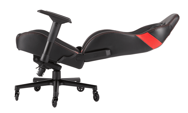 T2 ROAD WARRIOR Gaming Chair — Black/Red