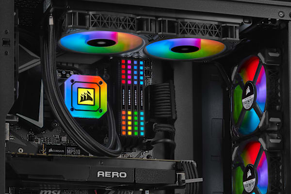 iCUE H100i ELITE CAPELLIX Liquid CPU Cooler (Refurbished)