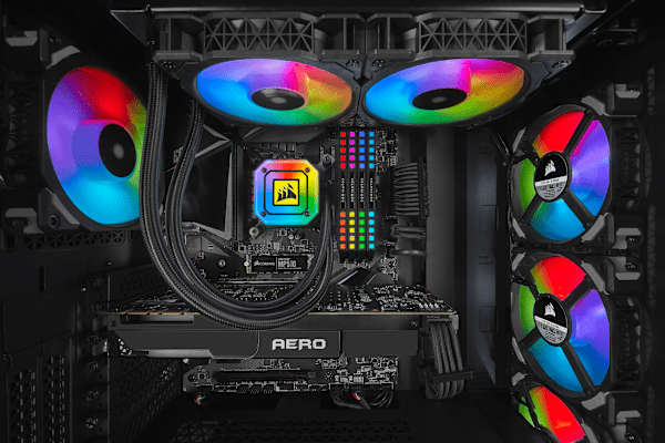 iCUE H100i ELITE CAPELLIX Liquid CPU Cooler (Refurbished)
