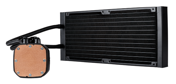 Corsair Hydro Series, H115i RGB PLATINUM, 280mm Radiator, Dual 140mm PWM fans, Liquid CPU Cooler,refurbish